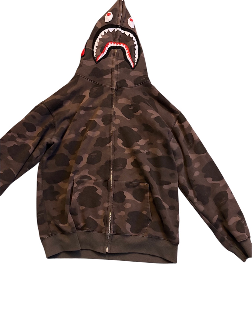 Bape 1st Camo Shark Zip-Up Hoodie